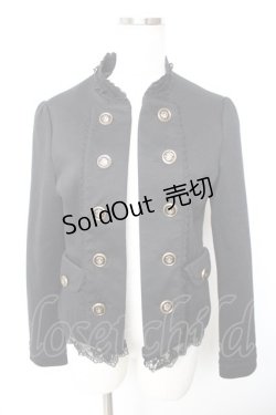 画像1: axes femme / ナポレオン風カットジャケット M 黒 Y-25-12-17-052-AX-JA-SZ-ZY