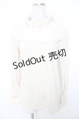 axes femme / ボア切り替えタートルインナープルオーバー  生成り Y-25-12-17-056-AX-TO-SZ-ZY