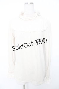 axes femme / ボア切り替えタートルインナープルオーバー  生成り Y-25-12-17-056-AX-TO-SZ-ZY