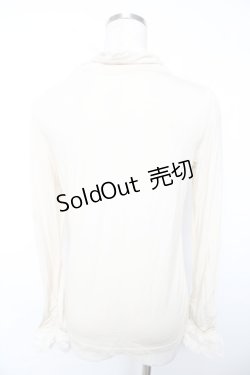 画像2: axes femme / ボア切り替えタートルインナープルオーバー  生成り Y-25-12-17-056-AX-TO-SZ-ZY