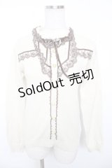 axes femme / レース切替ニットプル  生成り Y-25-12-17-057-AX-TO-SZ-ZY