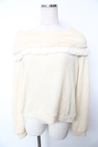 axes femme / タートッルネックニット  生成り Y-25-12-17-058-AX-TO-SZ-ZY