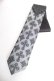 画像1: BPN FOR MEN / クロスジャガードネクタイ  黒×グレー Y-25-12-17-010-GO-ZA-SZ-ZY (1)