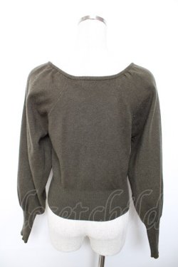 画像2: an another angelus / ボリュームスリーブニットカーディガン F グリーン Y-25-12-17-074-CA-TO-SZ-ZY