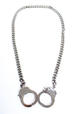 画像2: BPN / 手錠モチーフネックレス  ブラック Y-25-12-17-001-GO-AC-SZ-ZY