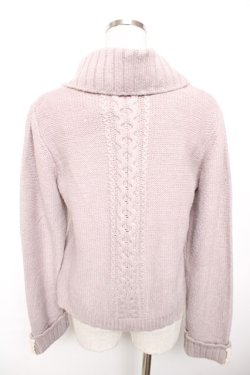 画像2: axes femme / レースアップタートルプルオーバー  ラベンダー Y-25-12-17-075-AX-TO-SZ-ZY