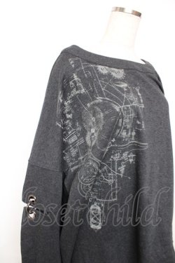 画像4: Ozz conte / 歯車ptベルトプルオーバー  グレー Y-25-12-17-078-OO-TO-SZ-ZY