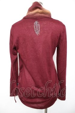 画像2: Ozz Croce / レイヤードハイネックトップス  エンジ Y-25-12-17-080-OO-TO-SZ-ZY