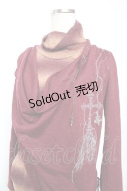 画像3: Ozz Croce / レイヤードハイネックトップス  エンジ Y-25-12-17-080-OO-TO-SZ-ZY