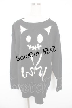 画像1: PEACE NOW / エビィちゃんニット M 黒 Y-25-12-17-082-PU-TO-SZ-ZY