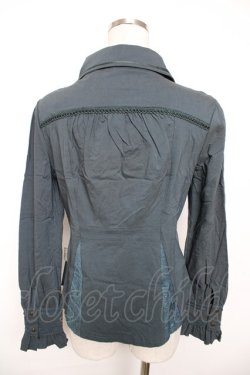 画像2: Rozen Kavalier / 刺繍入りレース切替ブラウス  グリーン Y-25-12-17-083-OO-BL-SZ-ZY