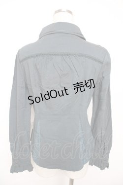 画像2: Rozen Kavalier / 刺繍入りレース切替ブラウス  グリーン Y-25-12-17-083-OO-BL-SZ-ZY