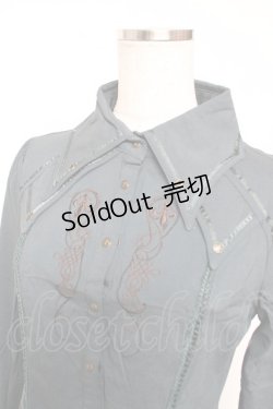 画像3: Rozen Kavalier / 刺繍入りレース切替ブラウス  グリーン Y-25-12-17-083-OO-BL-SZ-ZY