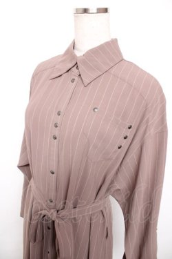 画像3: Rozen Kavalier / ストライプシャツワンピース  ブラウン Y-25-12-17-084-OO-OP-SZ-ZY