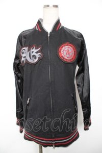 ALGONQUINS / スカルptワッペンブルゾン  黒 Y-25-12-17-085-AL-TO-SZ-ZY