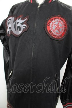 画像3: ALGONQUINS / スカルptワッペンブルゾン  黒 Y-25-12-17-085-AL-TO-SZ-ZY