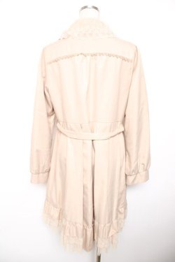 画像2: axes femme / レーシートレンチコート ベージュ 鈴木 Y-25-12-17-088-AX-CO-SZ-ZY