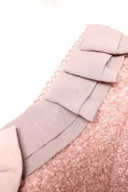 画像3: axes femme / 3つリボン切替ワンピース  ピンク Y-25-12-17-090-AX-OP-SZ-ZY