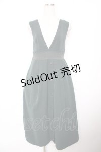 axes femme / 前釦×プリーツジャンスカ M グリーン Y-25-12-17-093-AX-OP-SZ-ZY