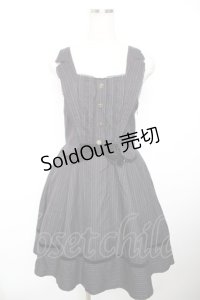 axes femme / ベストドッキングワンピース  黒 Y-25-12-17-101-AX-OP-SZ-ZY