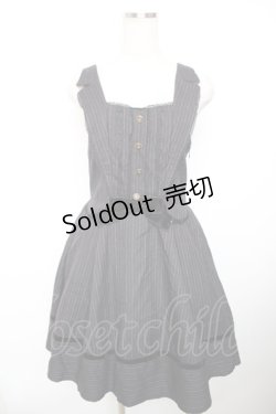 画像1: axes femme / ベストドッキングワンピース  黒 Y-25-12-17-101-AX-OP-SZ-ZY