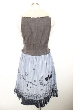 画像2: axes femme / ベストドッキングワンピース M ブルー Y-25-12-17-106-AX-OP-SZ-ZY