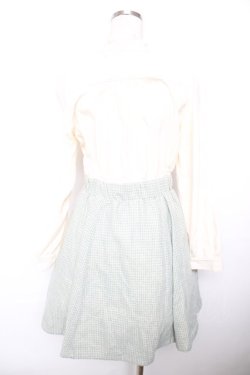 画像2: axes femme / 千鳥スカートドッキングワンピース M 生成り Y-25-12-17-108-AX-OP-SZ-ZY