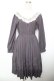 画像1: axes femme POETIQUE / ベルト付きプリーツワンピース M グレー Y-25-12-17-109-AX-OP-SZ-ZY (1)