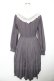 画像2: axes femme POETIQUE / ベルト付きプリーツワンピース M グレー Y-25-12-17-109-AX-OP-SZ-ZY (2)