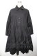 画像1: axes femme / ティアードシャツワンピース  黒 Y-25-12-17-110-AX-OP-SZ-ZY (1)
