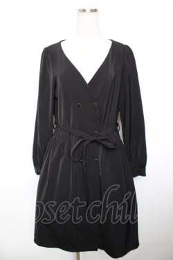 画像1: axes femme POETIQUE / フィッシュテールガウンワンピース M 黒 Y-25-12-17-111-AX-OP-SZ-ZY