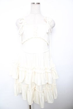 画像1: merry jenny / コルセットベロアフレアミニワンピース F アイボリー Y-25-12-17-115-LO-OP-SZ-ZY