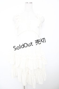 画像1: merry jenny / コルセットベロアフレアミニワンピース F アイボリー Y-25-12-17-115-LO-OP-SZ-ZY