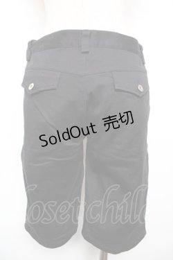 画像2: BPN / 裾ZIPハーフパンツ M 黒 Y-25-12-17-116-GO-PA-SZ-ZY