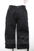 BPN FOR MEN / ベルトハーフパンツ M 黒 Y-25-12-17-117-GO-PA-SZ-ZY