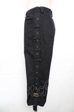 画像3: BPN FOR MEN / ベルトハーフパンツ M 黒 Y-25-12-17-117-GO-PA-SZ-ZY