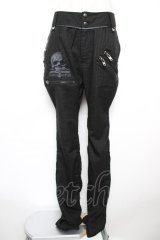 SEX POT ReVeNGe / ラメストライプパンツ M 黒 Y-25-12-17-118-SP-PA-SZ-ZY