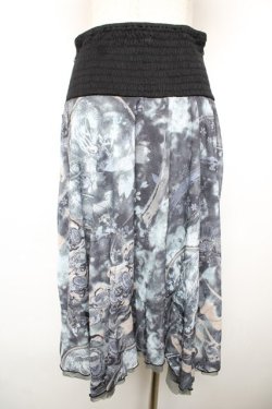 画像2: Ozz Croce / 総柄変形スカート  グレー Y-25-12-17-119-OO-SK-SZ-ZY