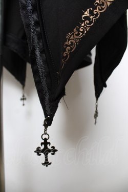 画像4: Ozz oneste / 薔薇十字刺繍イレギュラーオーバーコルセット  黒 Y-25-12-17-121-OO-SK-SZ-ZY