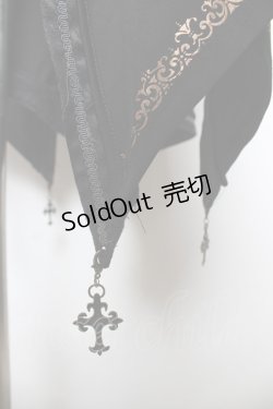 画像4: Ozz oneste / 薔薇十字刺繍イレギュラーオーバーコルセット  黒 Y-25-12-17-121-OO-SK-SZ-ZY