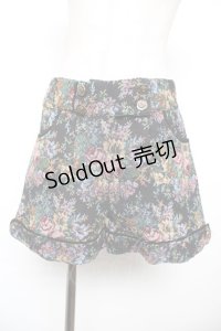 axes femme / ゴブランショートパンツ  黒 Y-25-12-17-128-AX-PA-SZ-ZY