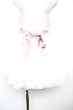 画像1: Me roir / ローズモチーフチュールスカート M 白 Y-25-12-17-130-LO-SK-SZ-ZY