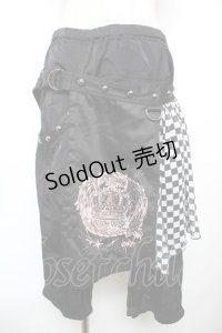 ALGONQUINS / オーバースカート付きパンツ F 黒 Y-25-12-17-133-AL-PA-SZ-ZY