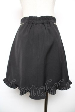 画像2: Ank Rouge / パールラインリボンレーススカート M 黒 Y-25-12-17-136-CA-SK-SZ-ZY