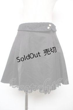 画像1: axes femme / ウエストレースキュロット M 黒 Y-25-12-17-139-AX-PA-SZ-ZS