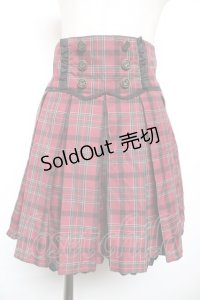 axes femme POETIQUE / チェックキュロット M ワイン Y-25-12-17-146-AX-SK-SZ-ZY