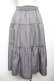 画像2: axes femme POETIQUE / ベルトデザインティアードスカート M グレー Y-25-12-17-148-AX-SK-SZ-ZY (2)