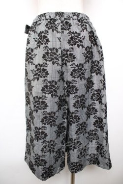 画像2: axes femme / 花柄スカート巻きパンツ M 黒 Y-25-12-17-149-AX-PA-SZ-ZY