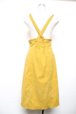 画像2: axes femme POETIQUE / サス付きタイトスカート M イエロー Y-25-12-17-150-AX-SK-SZ-ZY