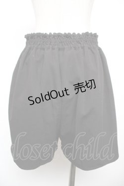 画像2: axes femme POETIQUE / ハイウエストレースアップショートパンツ M 黒 Y-25-12-17-151-AX-PA-SZ-ZS